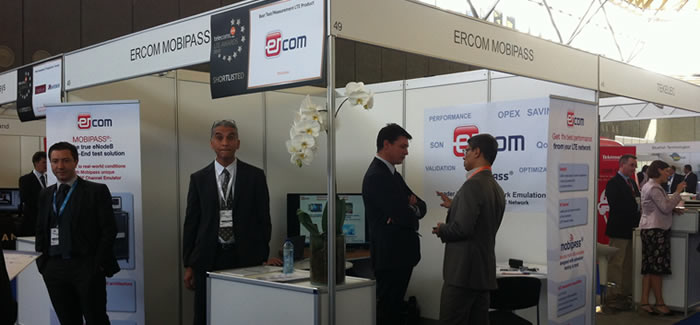 ERCOM Closes the Gap between Commercial LTE Networks and Lab Emulation for MNOs at LTE World Summit