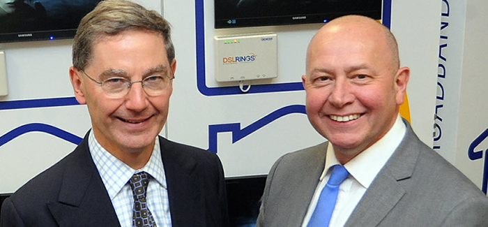 Lord Younger visits start-up as it prepares for rollout of superfast broadband over the existing copper network