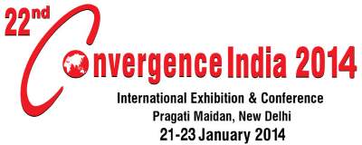 22nd Convergence India 2014 – South Asia’s Largest ICT Expo to be held in New Delhi on 21-23 January, 2014