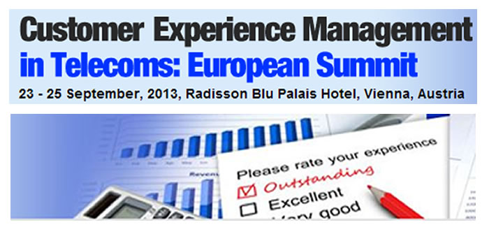 Advanced CEM Strategies: Hottest Topic at this Year’s Customer Experience Management in Telecoms: European Summit
